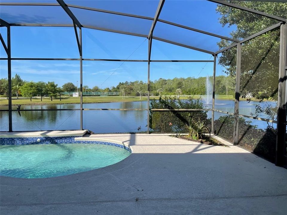 POOL that OVERLOOKS BEAUTIFUL POND!!!