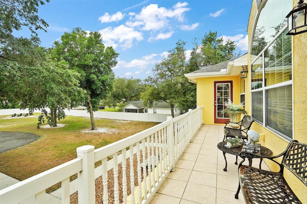 Upstairs Balcony