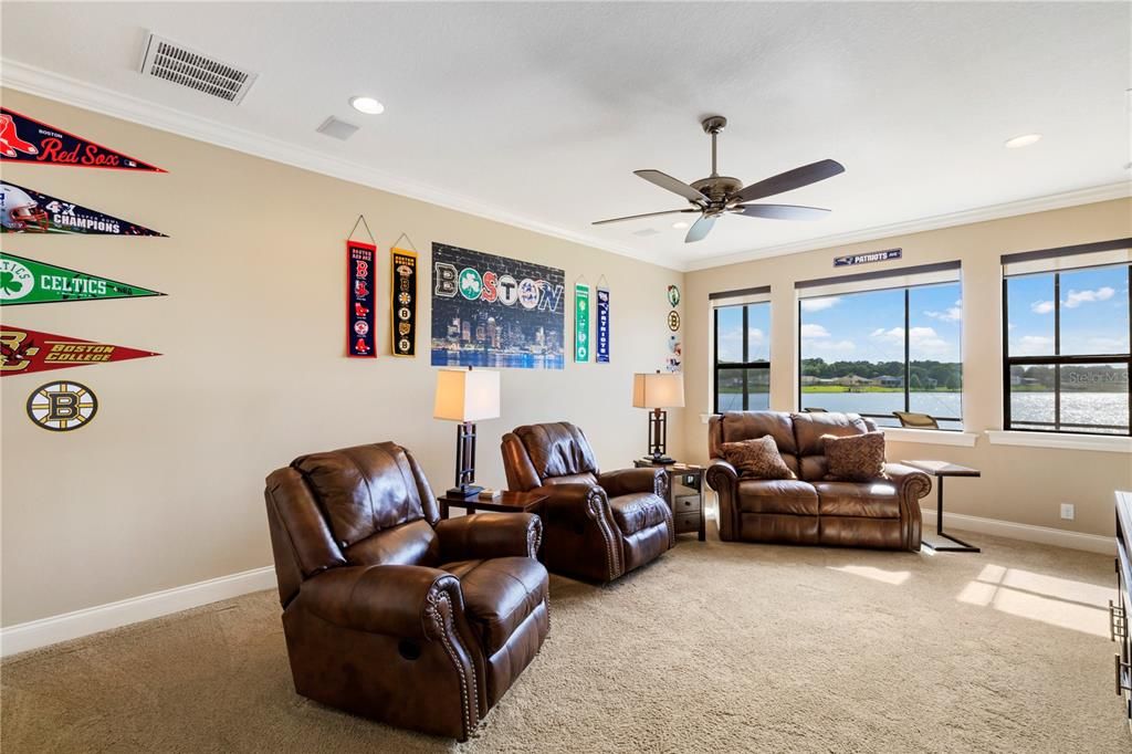 4th Bedroom expanded at construction with extra windows added to maximize the view!