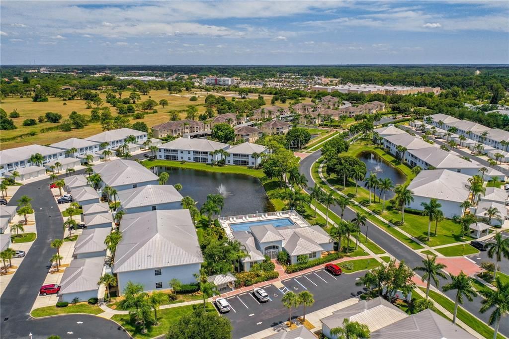 Aerial shot of Colony at Sabal Trace.