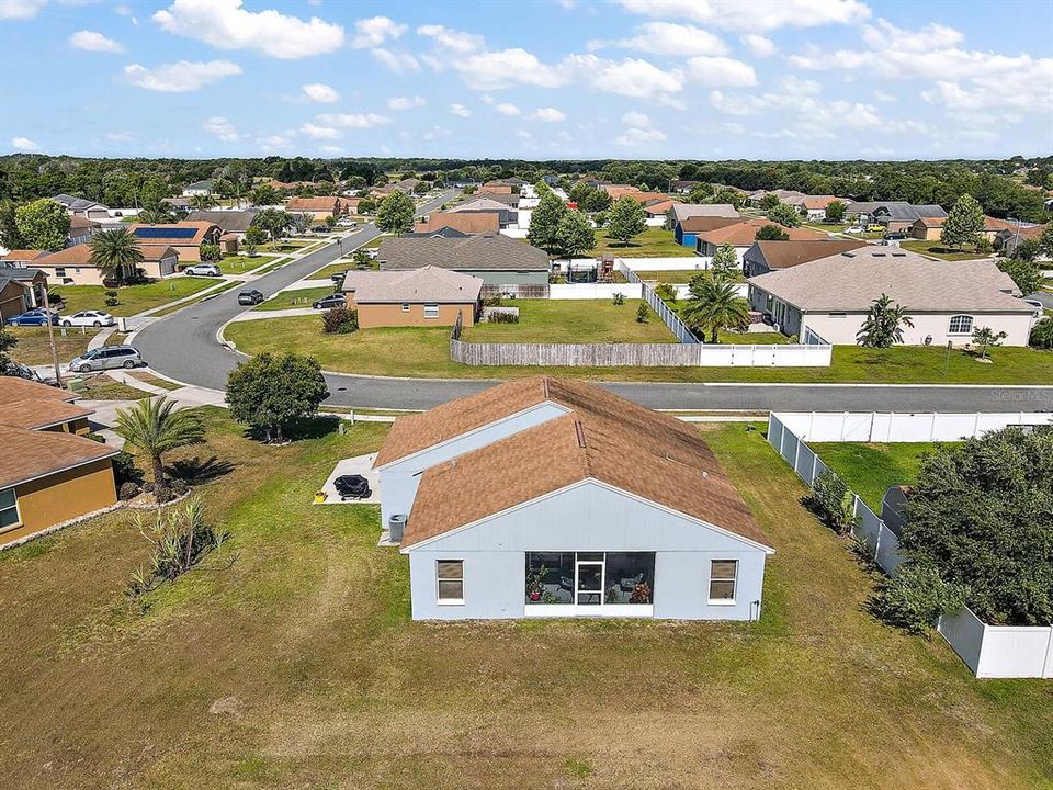 Aerial of Exterior Back