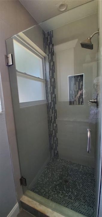 Glass Door installed on shower