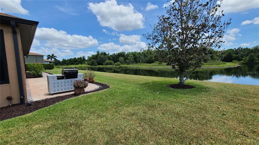 Nice Size Patio, Great For Grilling & Eating While Enjoying the Beautiful Serene View