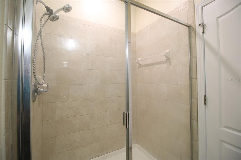 Large glass shower