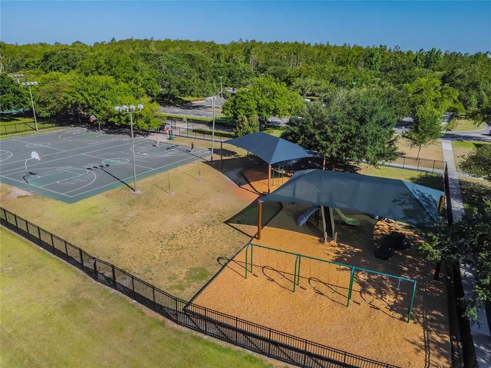 Community Basketball Courts and Playgrounds
