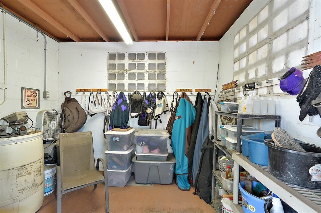 Tack/Storage room