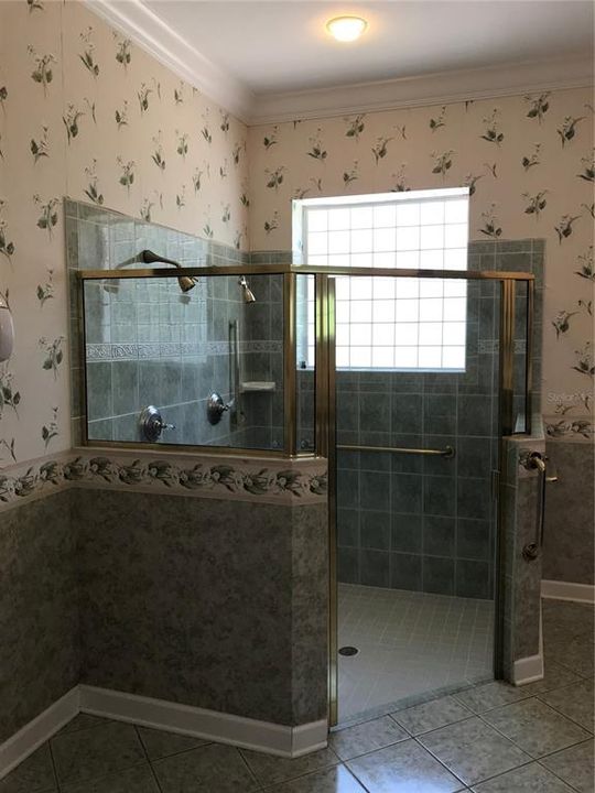 Generous Shower in Master Bathroom