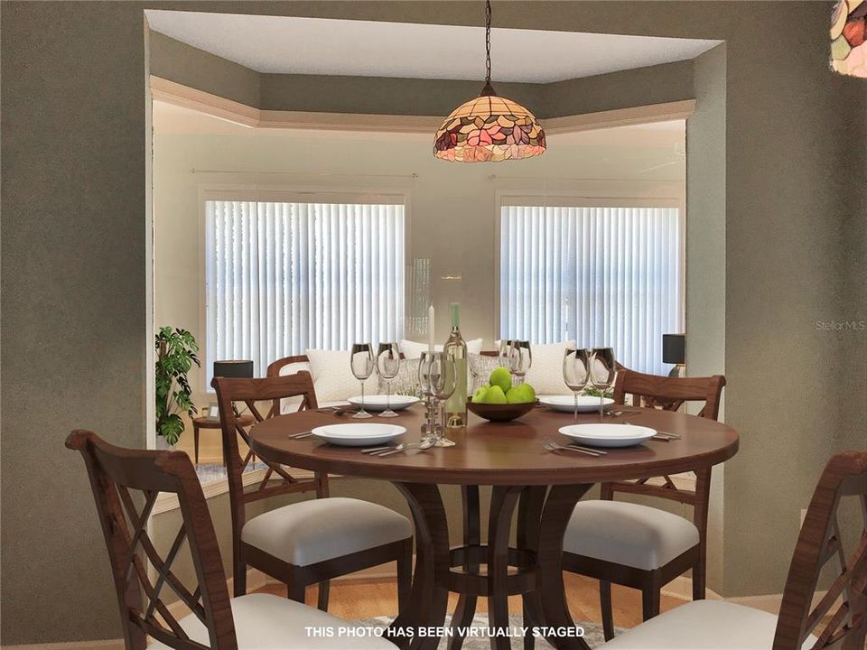 Dining nook in kitchen