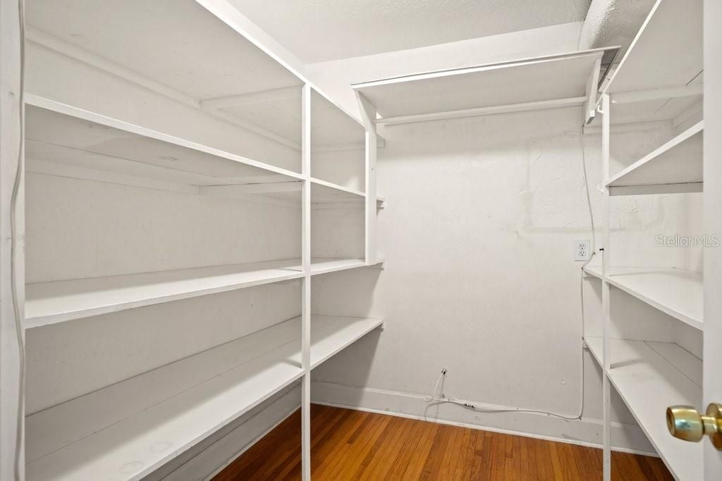 Large linen closet near all the bedrooms.