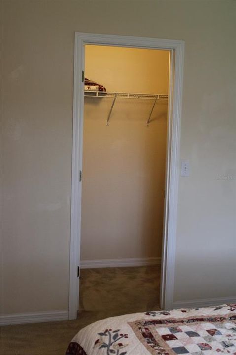 Large Walk-in closet in guest room