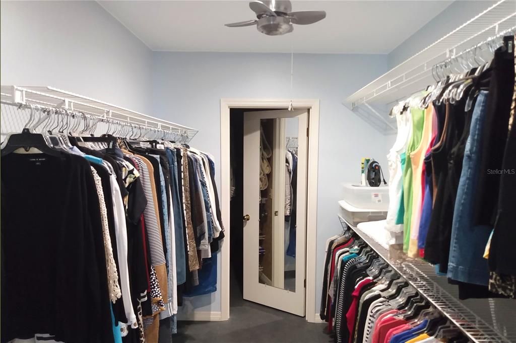 Cedar Closet Behind Door