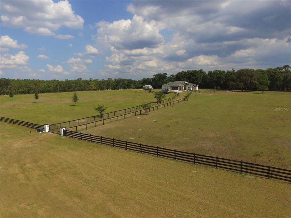 wide open pasture with room for horses, livestock, and fun