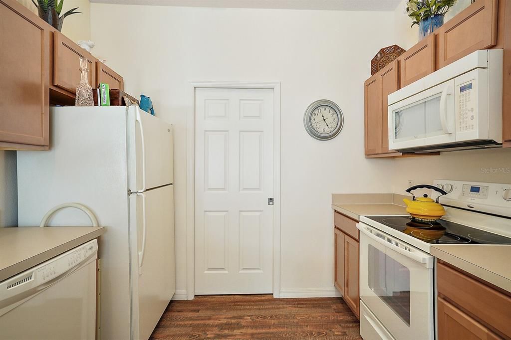 Kitchen with pantry