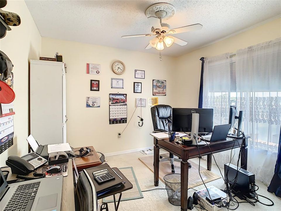 THIS THIRD GUEST BEDROOM CAN BE USED AS AN OFFICE OR DEN