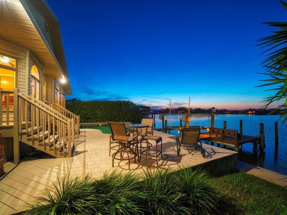 Enjoy gorgeous sunsets from the privacy of your own backyard.