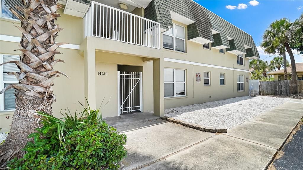 View from Palm Street Entrance