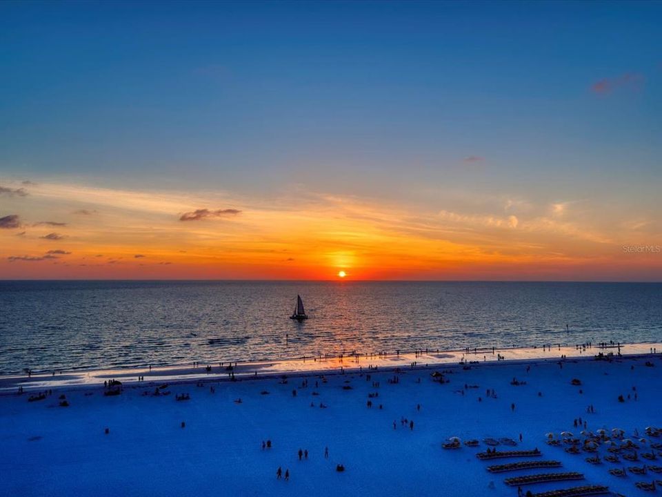 Dazzling sunsets will captivate you from this exceptional gulf front home!