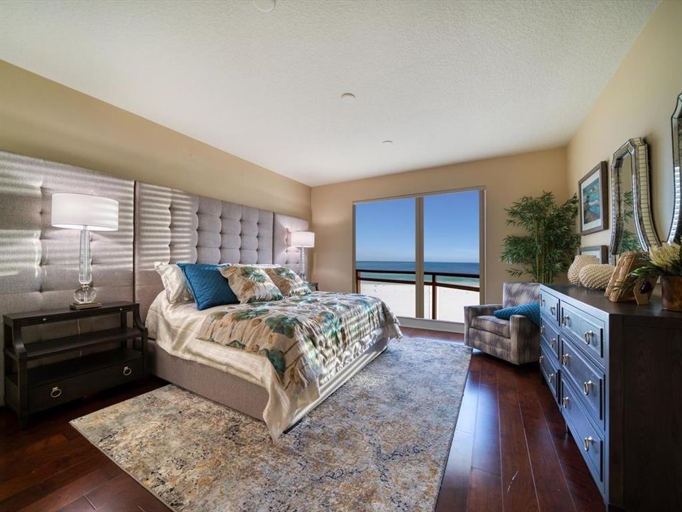 The spacious master suite with private balcony means you will never miss a sunset!