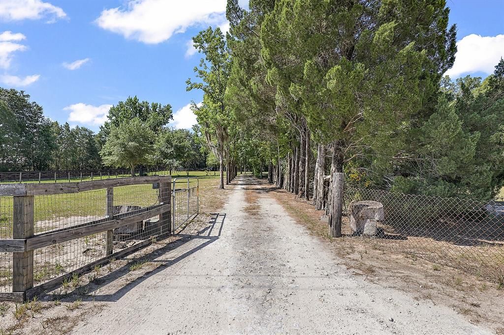 Entrance to Property