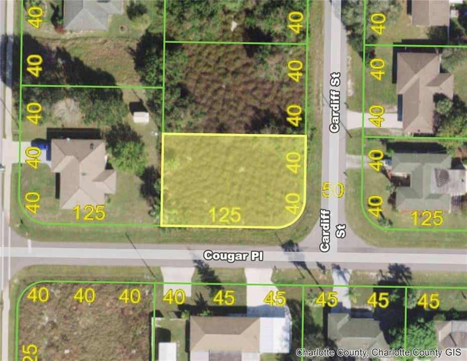 Quarter acre corner homesite
