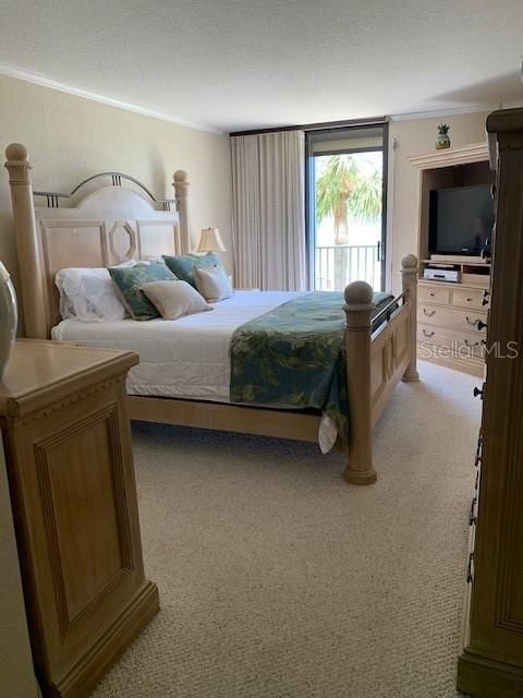 Huge master bedroom with King bed and lots of storage
