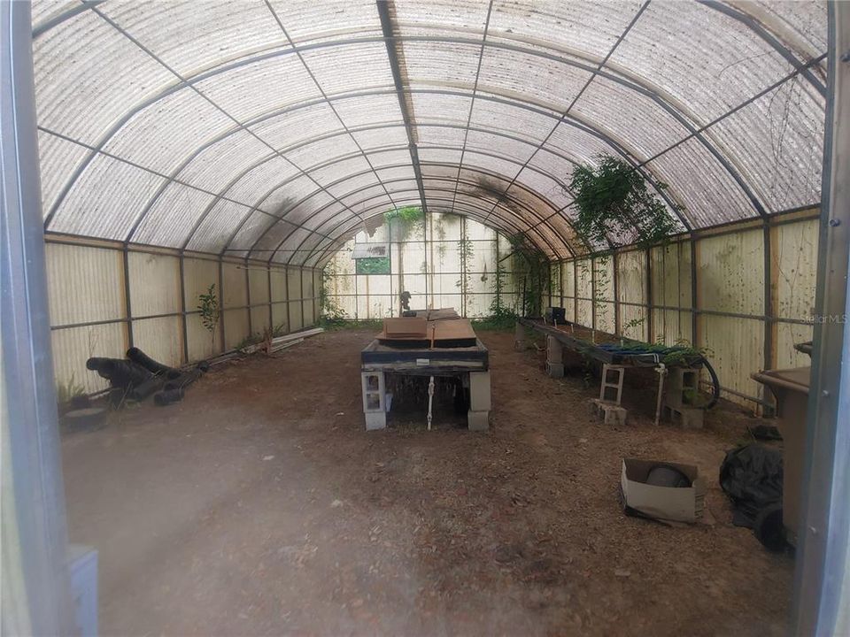 Inside Greenhouse