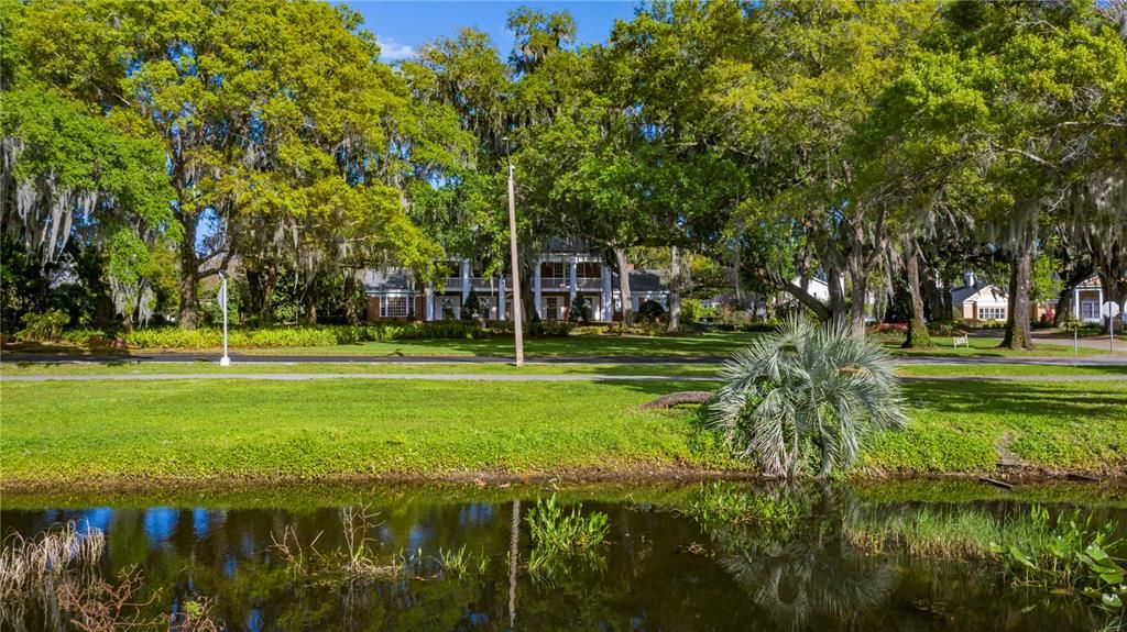 This property includes land directly on Lake Hollingsworth ... a fishing or boating dock might be in your future.