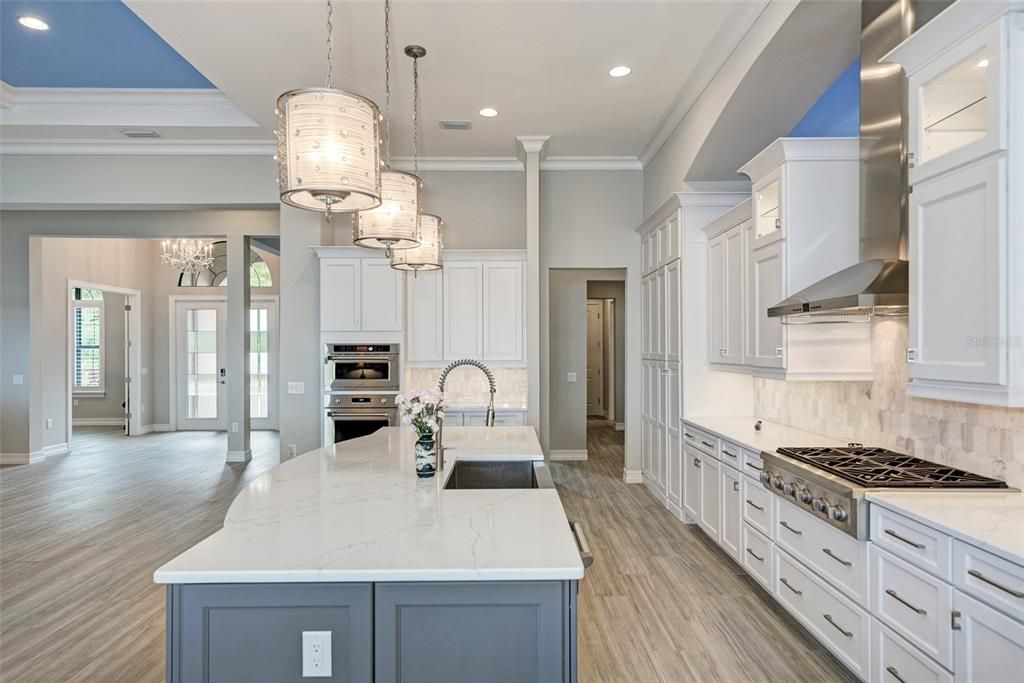 Open concept kitchen