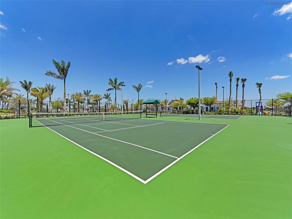Tennis, pickleball courts