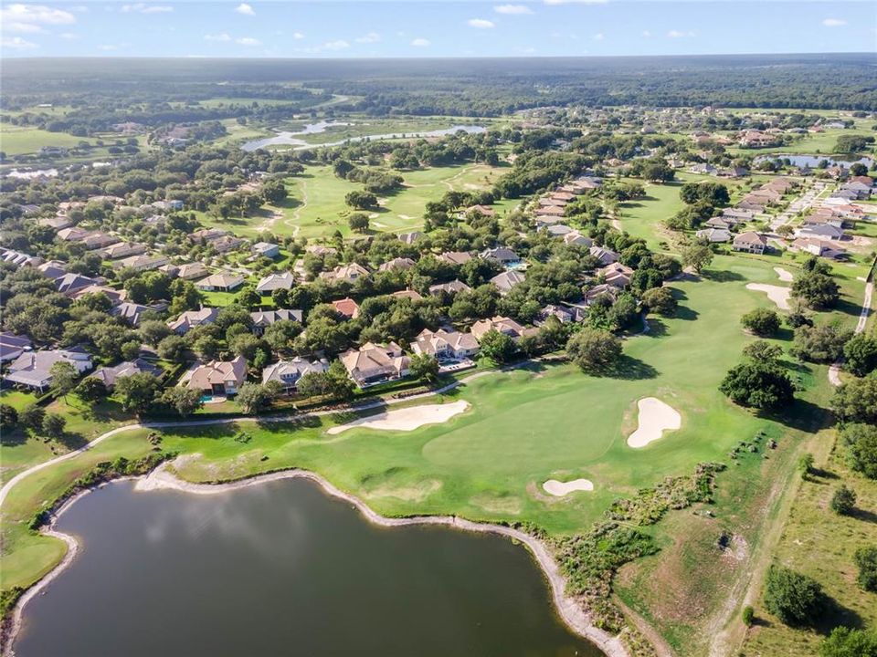 Aerial View of Golf Course