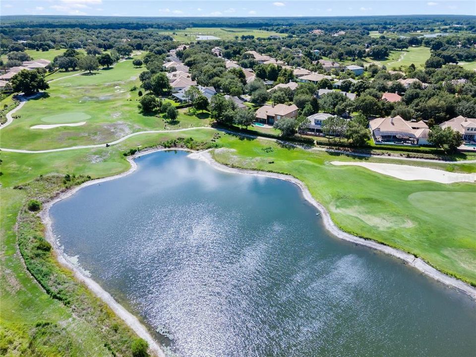 Aerial View of Golf Course