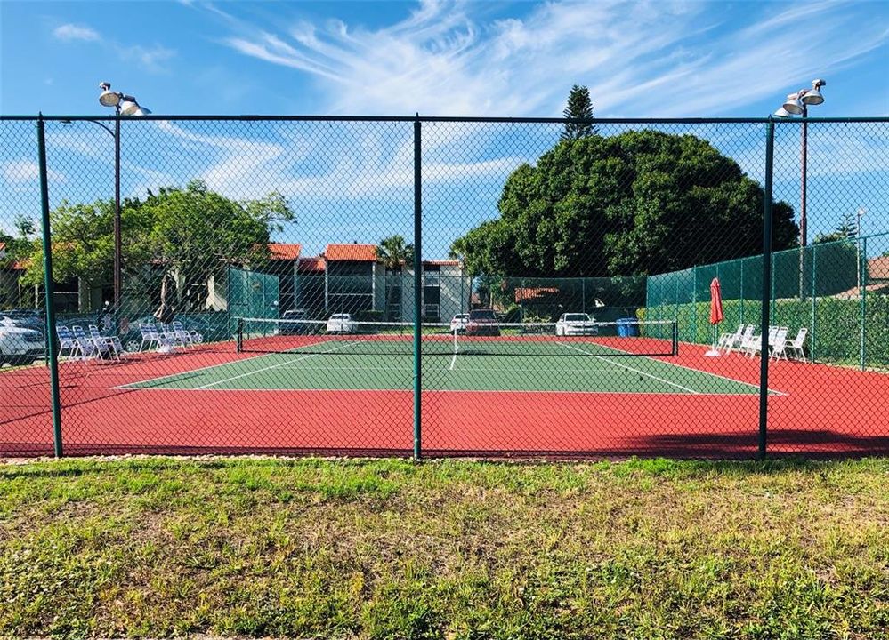 Tennis anyone? There are 2 tennis courts for the community. Tons of other amenities as well in Village Brooke! Shuffleboard, pickle ball, billiards!