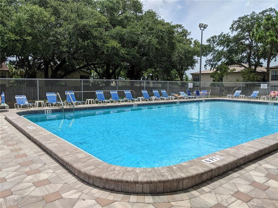 Large Main heated pool for your enjoy during the warm days