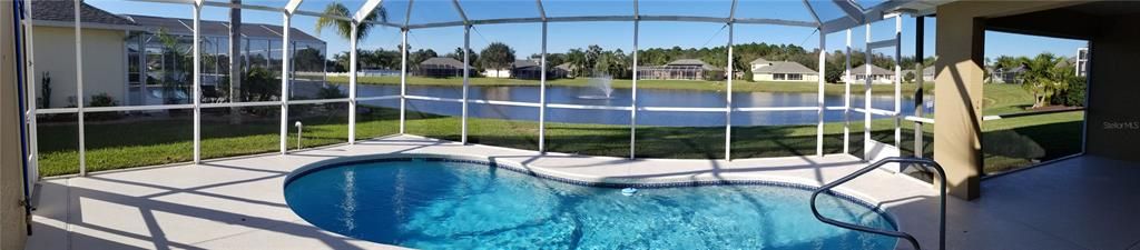 Enjoy the Lake view from your pool!