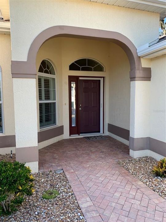 PAVER WALKWAY LEADS TO YOUR FRONT ENTRY.