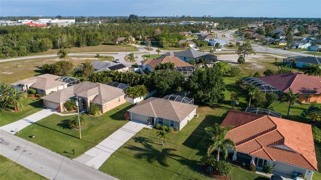 Overhead View - Looking Southeast