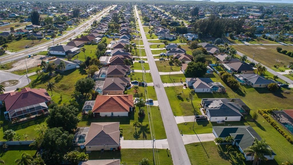 Overhead View - Looking West