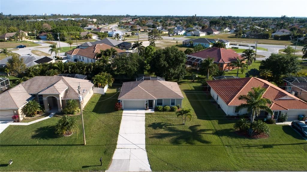 Overhead View - Looking South