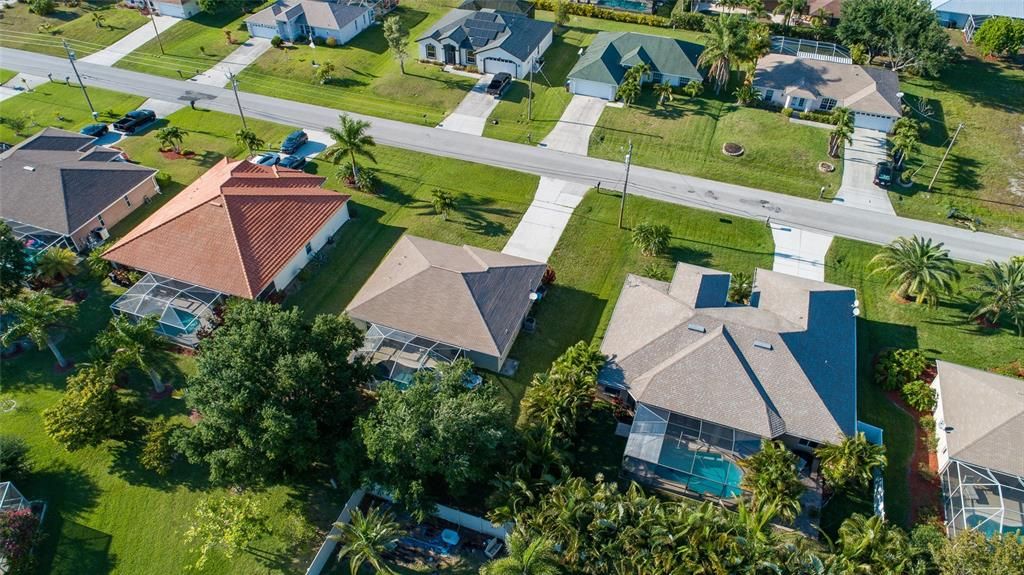 Overhead View - Looking  Northwest