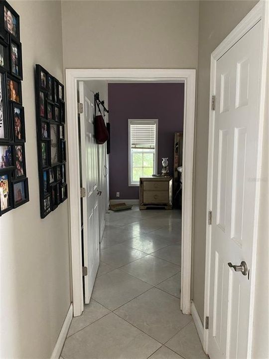 Master bedroom hallway