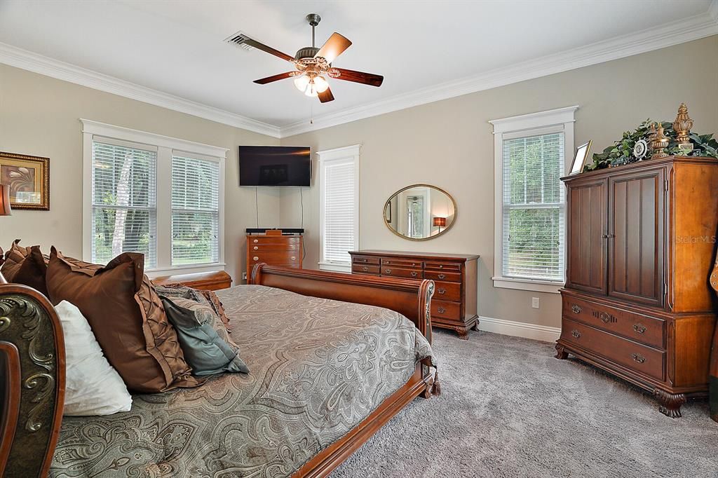 Master Bedroom 1 with Crown Molding