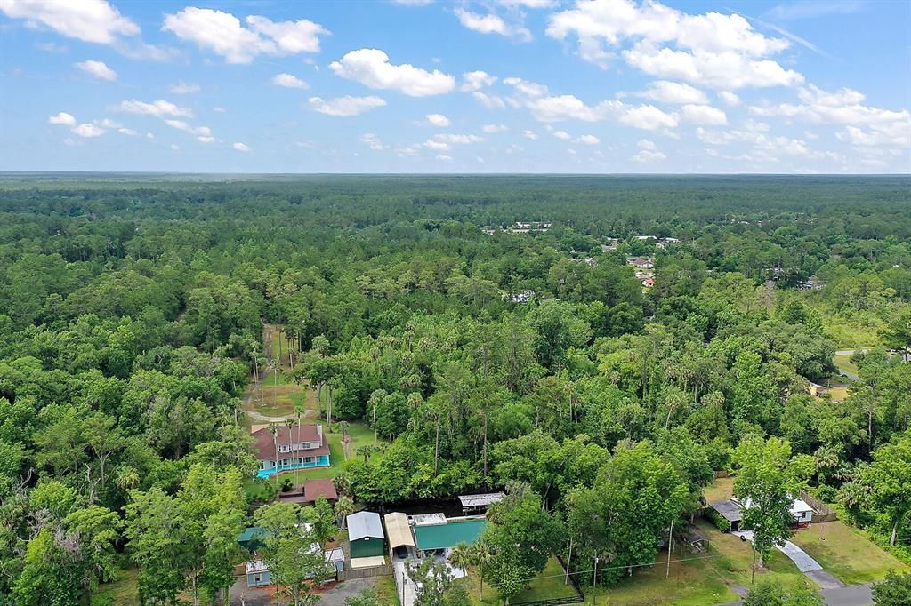 another view with the acreage on right