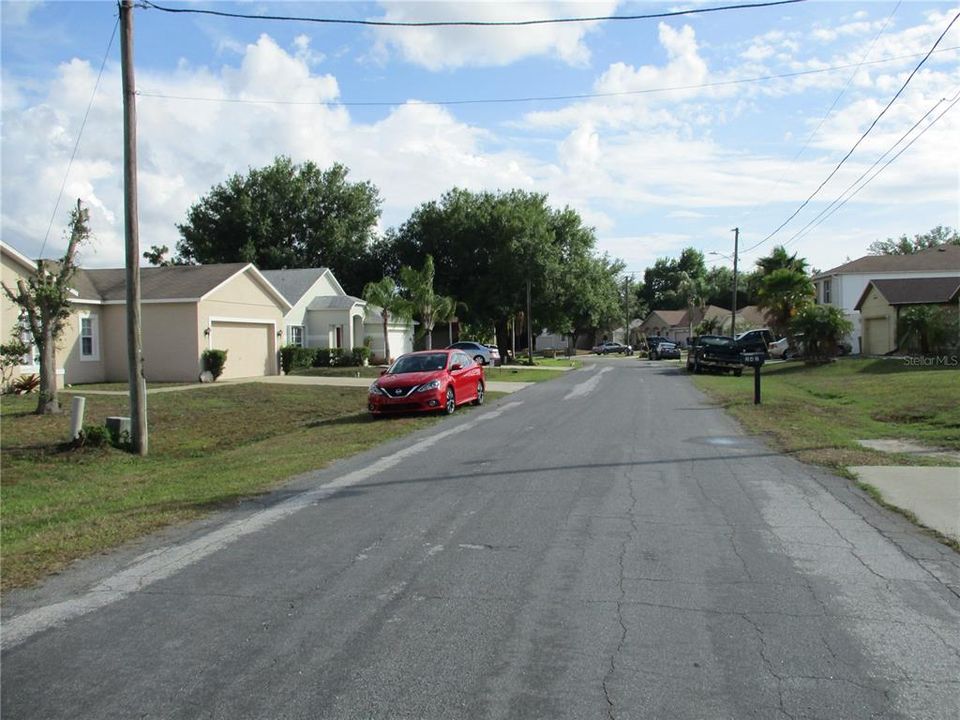 View of neighborhood from lot