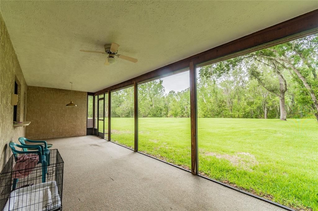 Large Screened Lanai off Dining Area