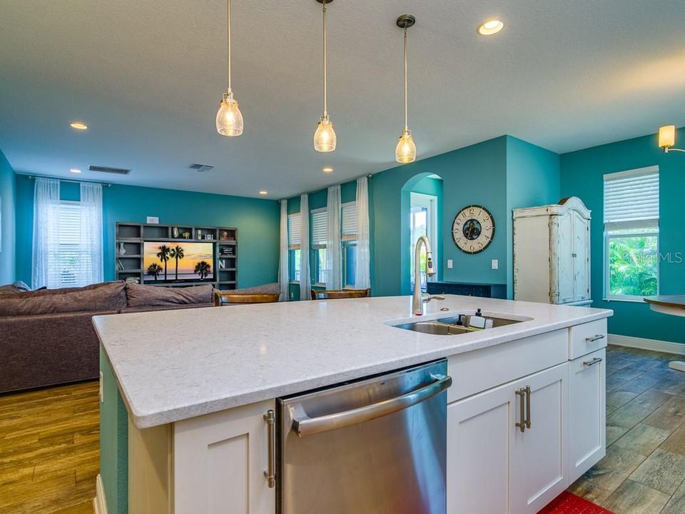 Kitchen/Family Room Open Living Space