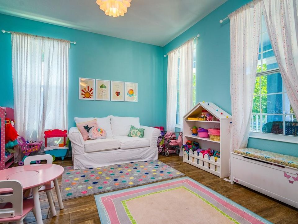 Dining Room Being Used as a Play Room