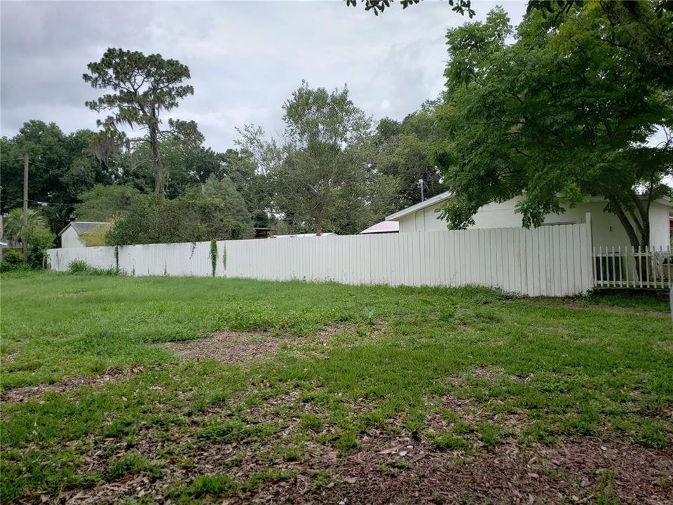 Partially Fenced Lot
