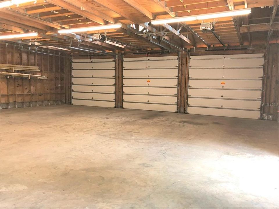 inside 6 car garage