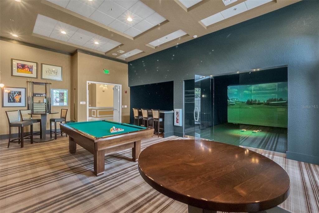 Pool, movies and golf simulator anyone?