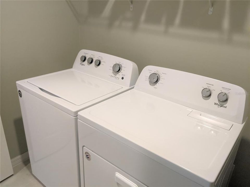 this laundry room is really spacious